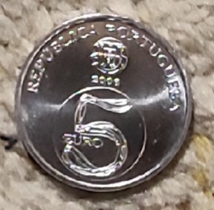  Panien 5 €m 2006, SILBER, Unesco Kulturerbe Kloster von Alcobaça   