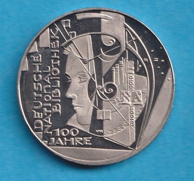 Deutschland 10 Euro 2012 100 Jahre Deutsche National Bibliothek