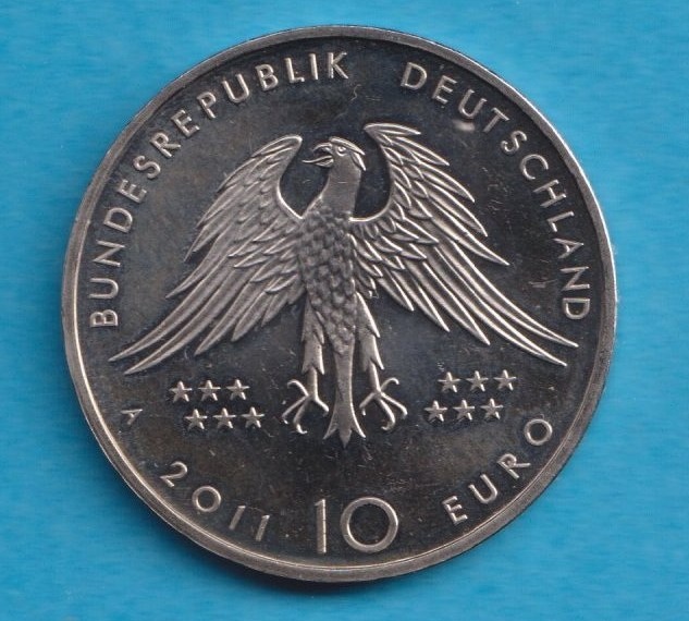  Deutschland 10 Euro 2011 150 Jahre Urvogels   