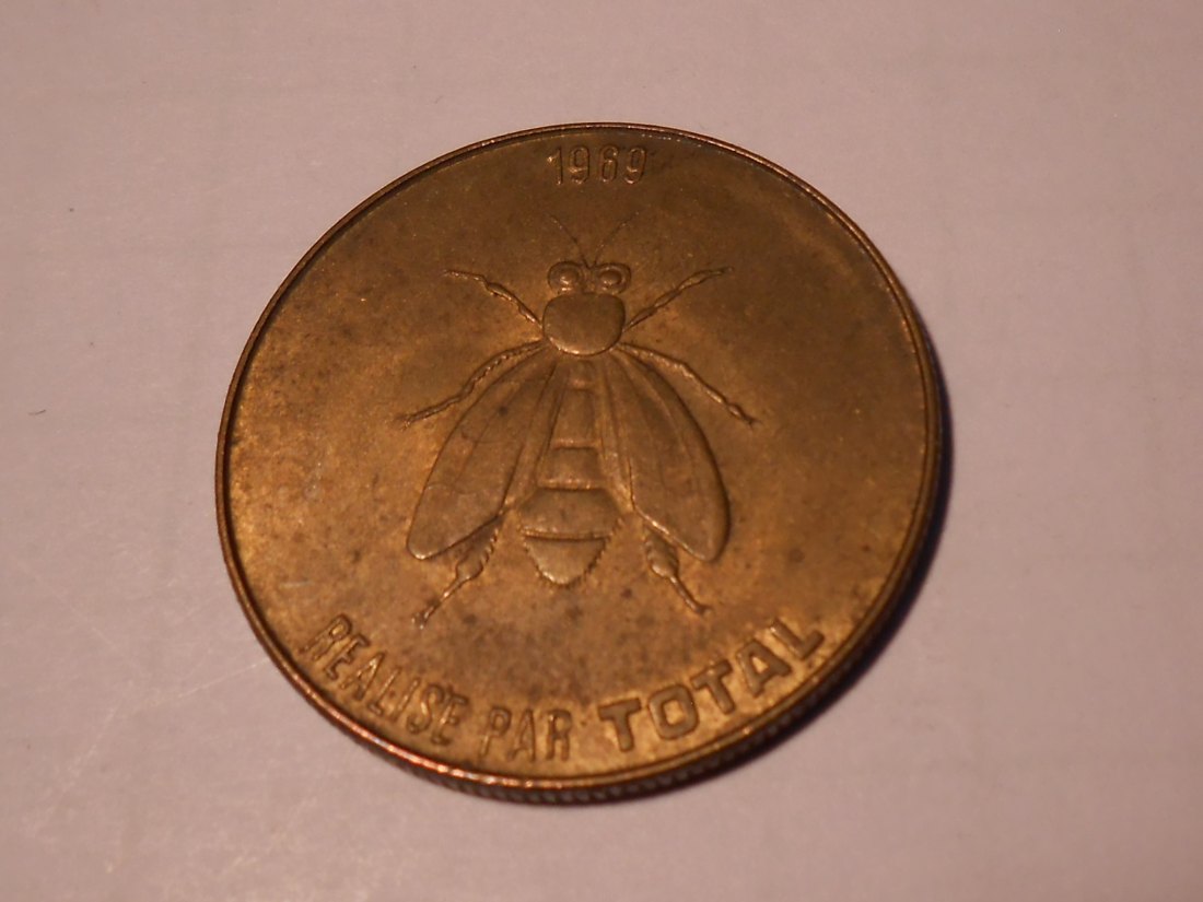  #MED22 Werbe-Jeton, Medaille aus Serie „Voici l'Empereur“ der französischen Mineralölgesellschaft   