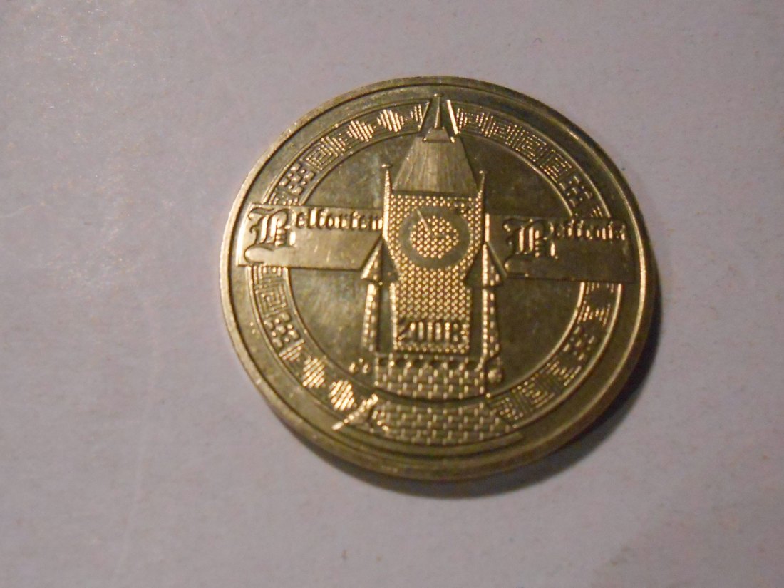  #MED27 Medaille Belgien World Heritage 2008   