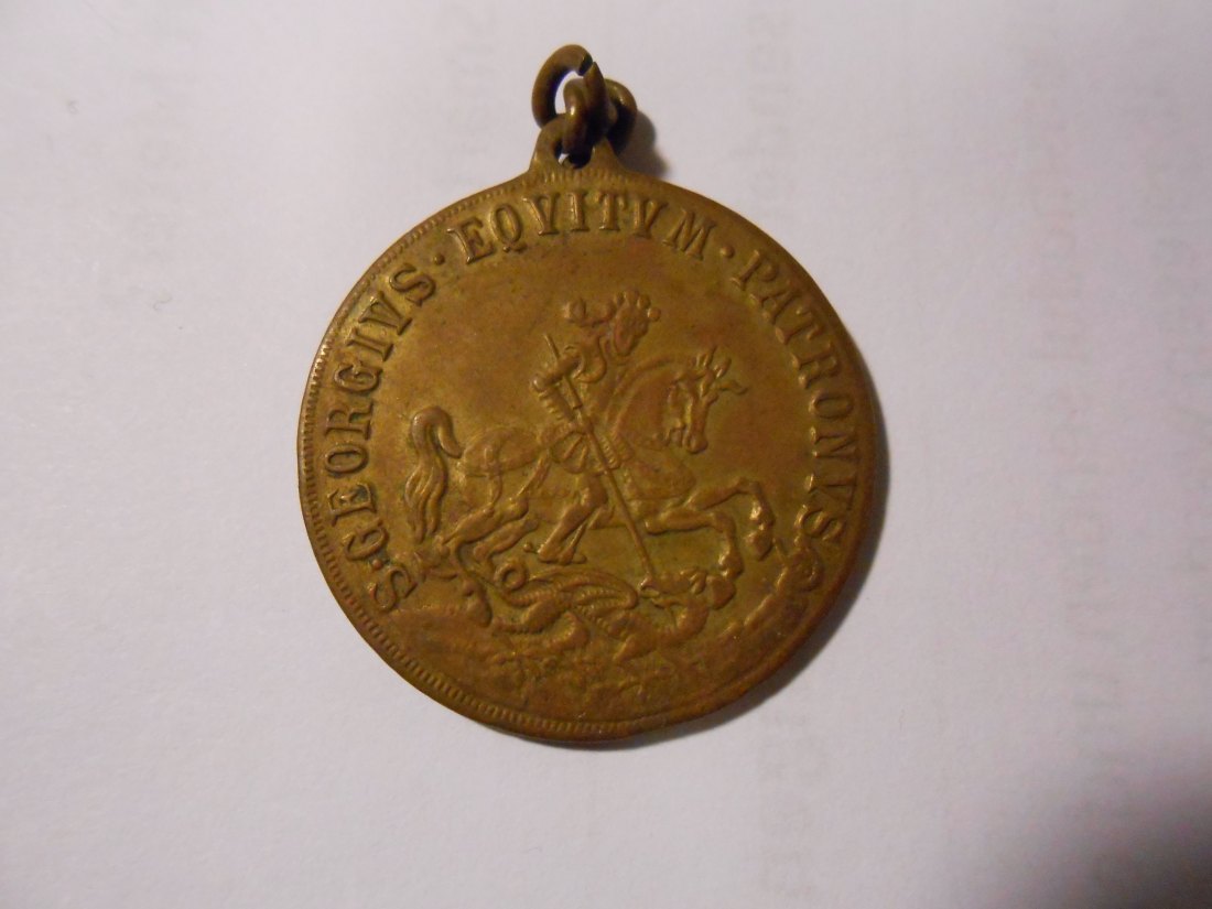  #MED31 Token, IN TEMPESTATE SECVRIT /S GEORGIVS · EQVITVM · PATRONVS   