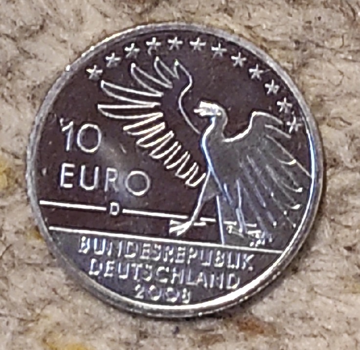  Deutschland 10 € 2008, SILBER, 200 Jahre Geburt von Carl Spitzweg   