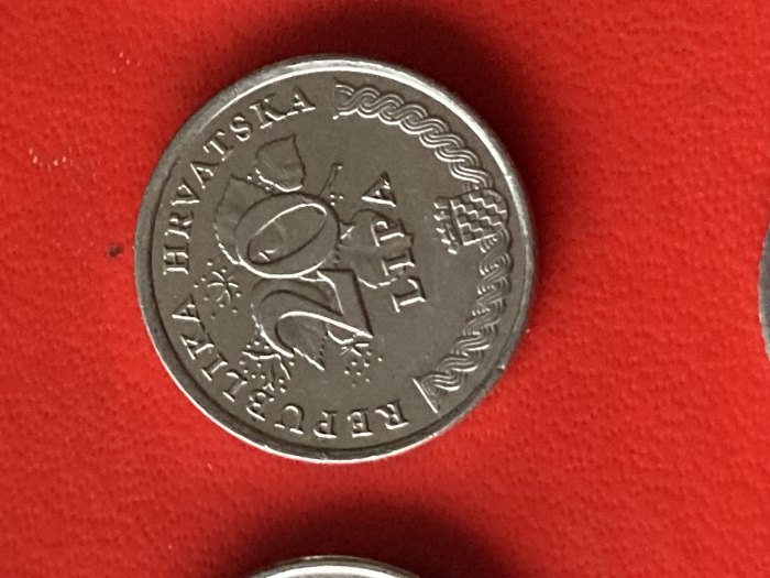Münze Münzen Umlaufmünze Kroatien 20 Lipa 2003