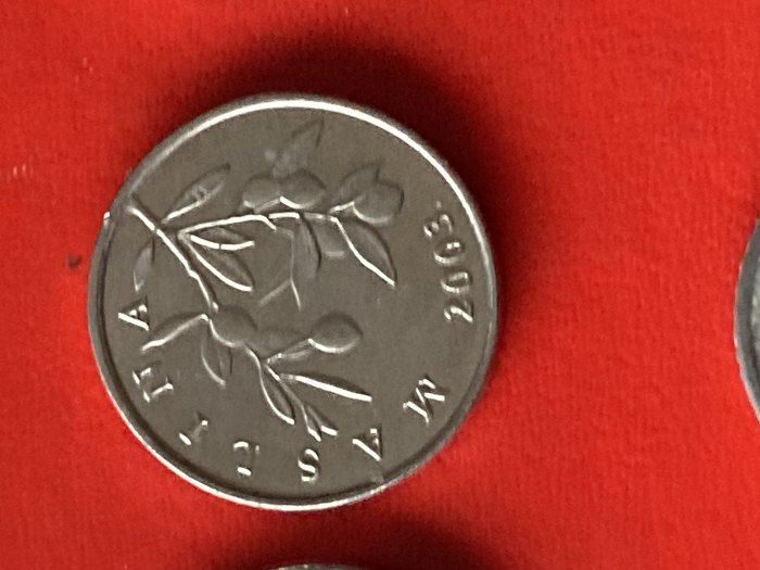  Münze Münzen Umlaufmünze Kroatien 20 Lipa 2003   