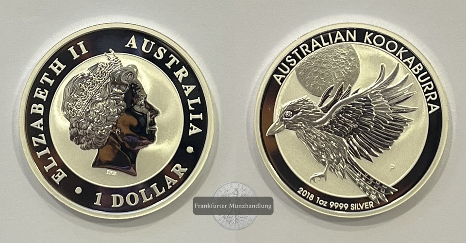  Australien 1 Dollar 2018  Kookaburra  FM-Frankfurt KM#3508 Feinsilber: 31,1g   