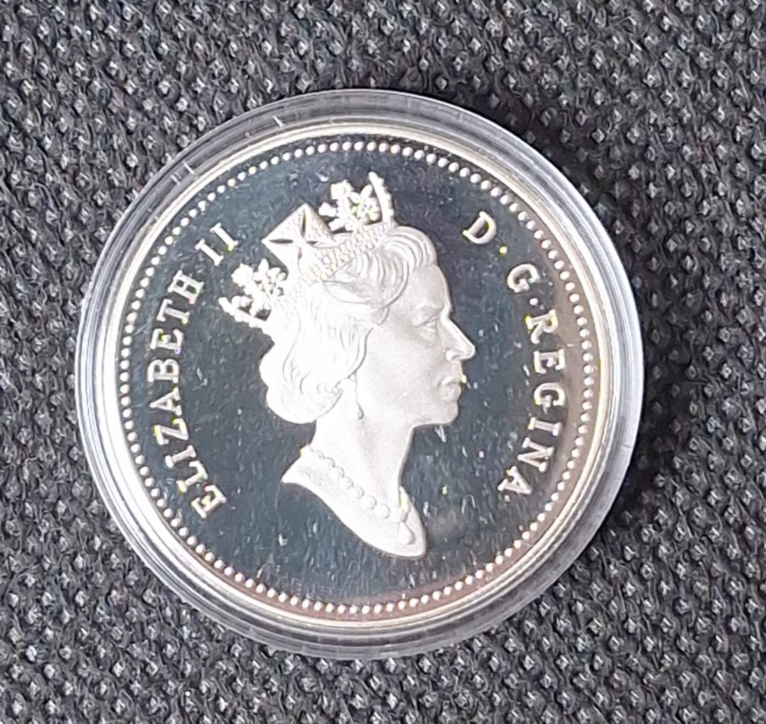  Canada Silber Gedenkmünze 1 Dollar 1991 Schiff Frontenac, Feingewicht 11,6 Gramm Silber   