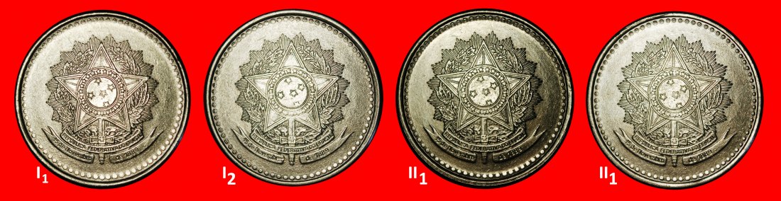  Ⰺ SOUTHERN CROSS: BRAZIL ★ 1 CRUZADO 1986, 1987, 1988! 4 DISCOVERY COINS!★LOW START ★ NO RESERVE!   