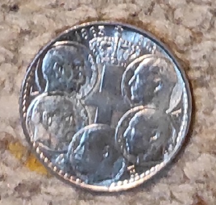  Griechenland 30 Drachmen 1963, SILBER, 100 Jahre 5 griechische Könige   