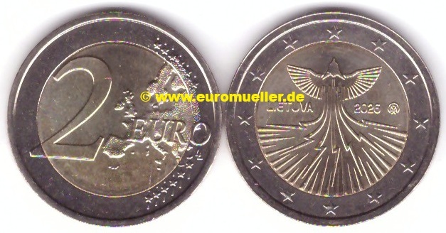 Litauen 2 Euro Gedenkmünze 202...Energieversorgung   