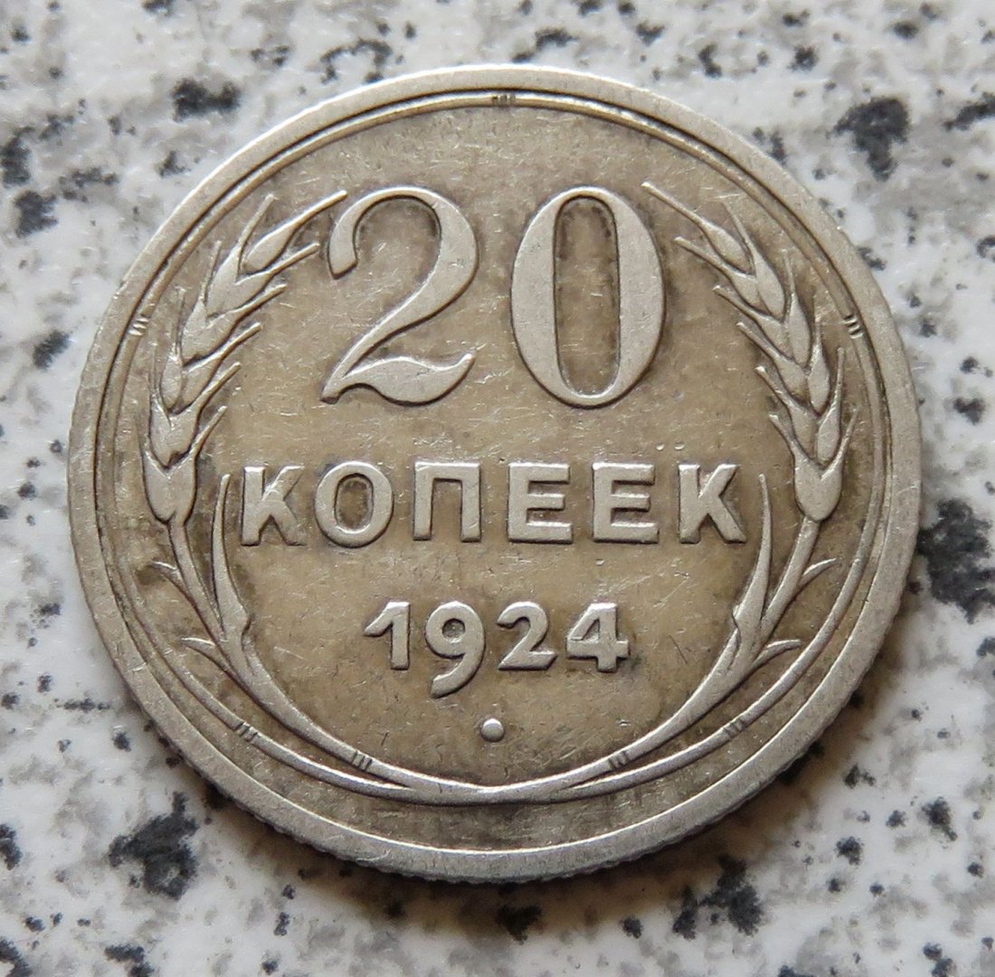  Sowjetunion 20 Kopeken 1924   
