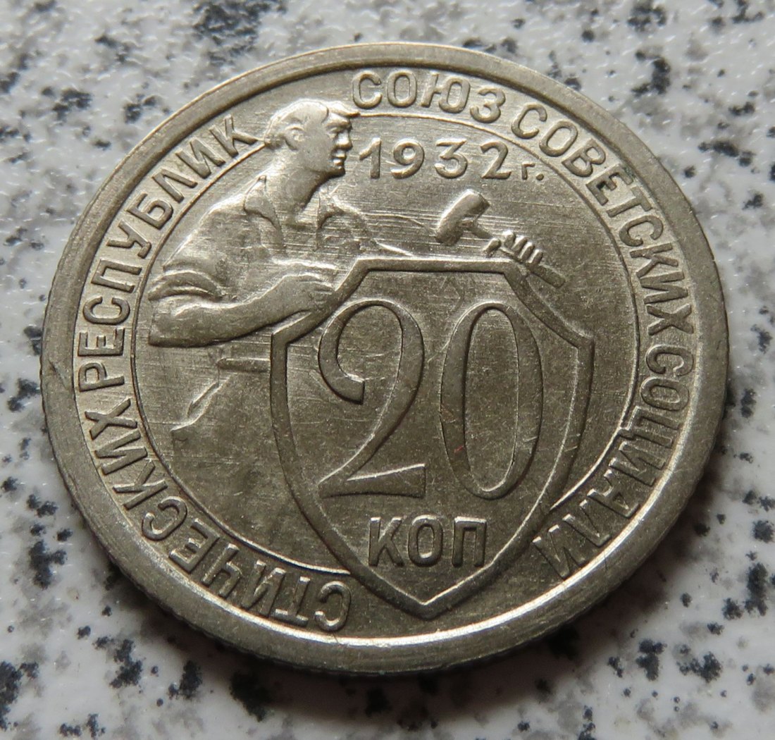  Sowjetunion 20 Kopeken 1932   