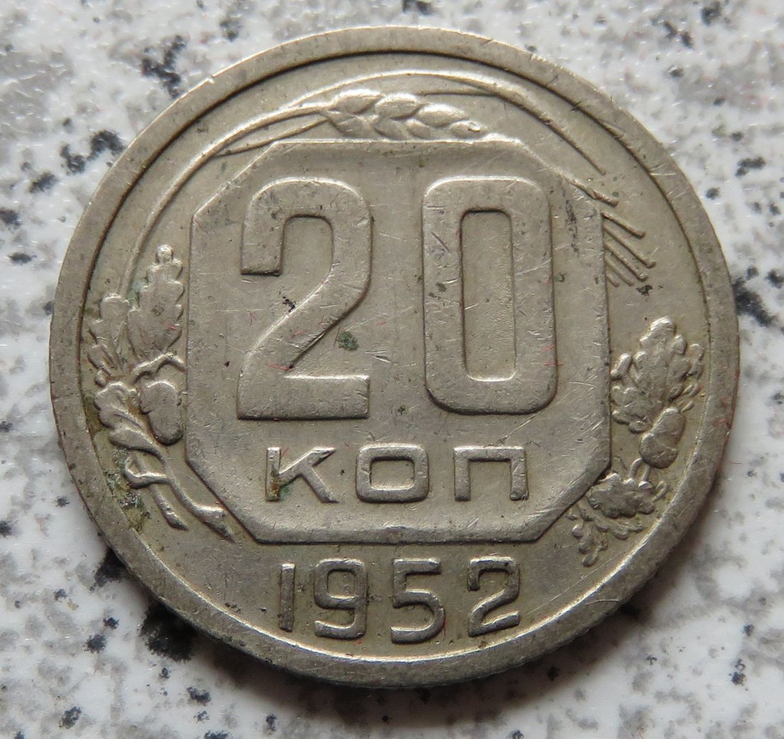  Sowjetunion 20 Kopeken 1952   