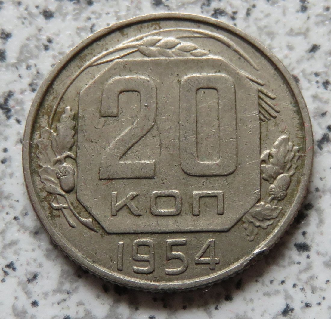  Sowjetunion 20 Kopeken 1954   
