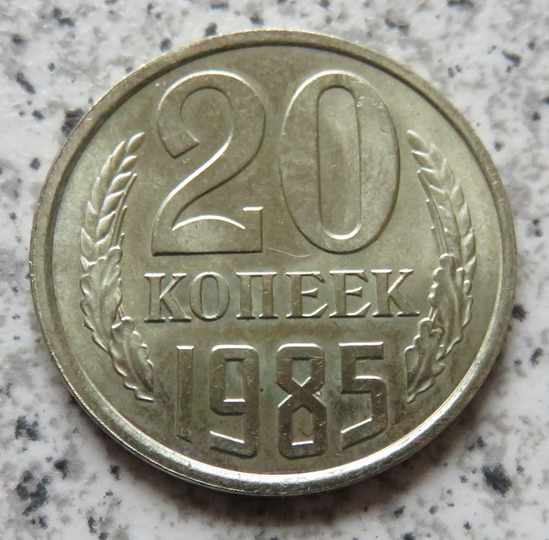  Sowjetunion 20 Kopeken 1985   