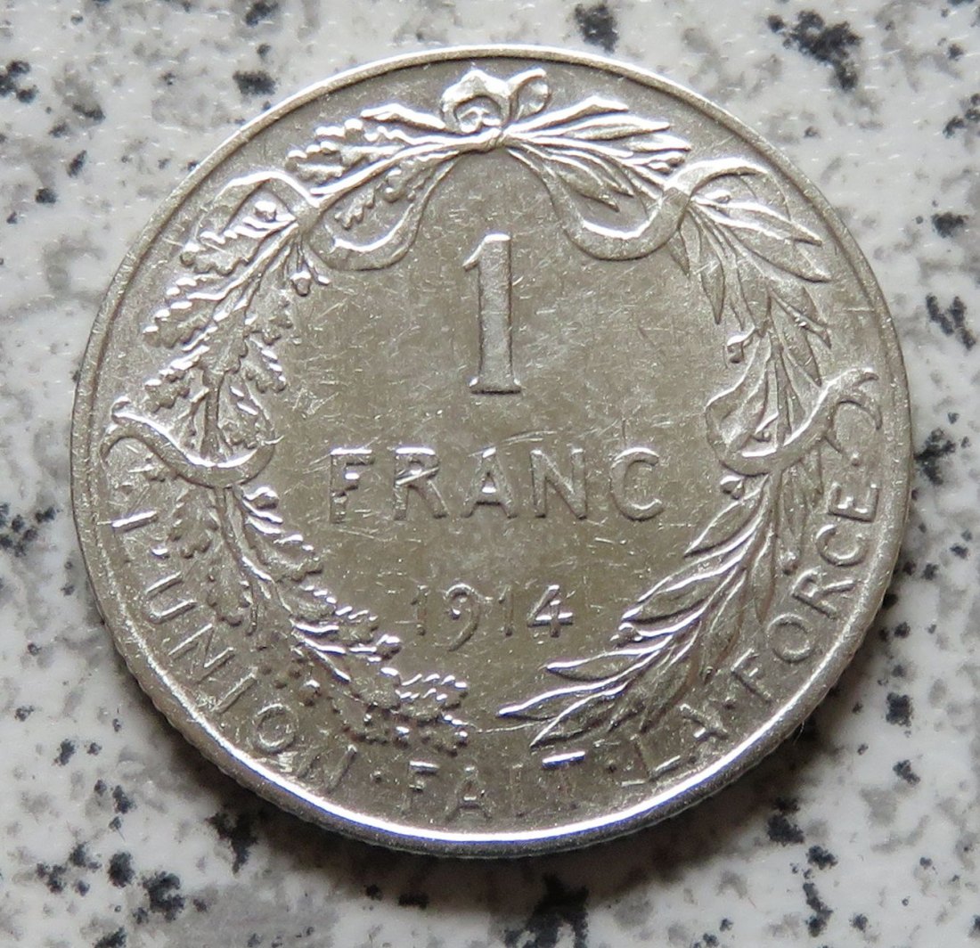  Belgien 1 Franc französisch   