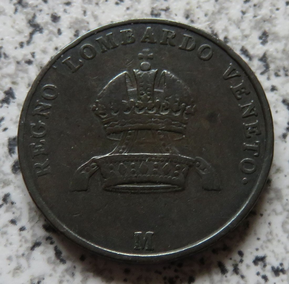  Italien Lombardei und Venetien 5 Centesimi 1849 M   