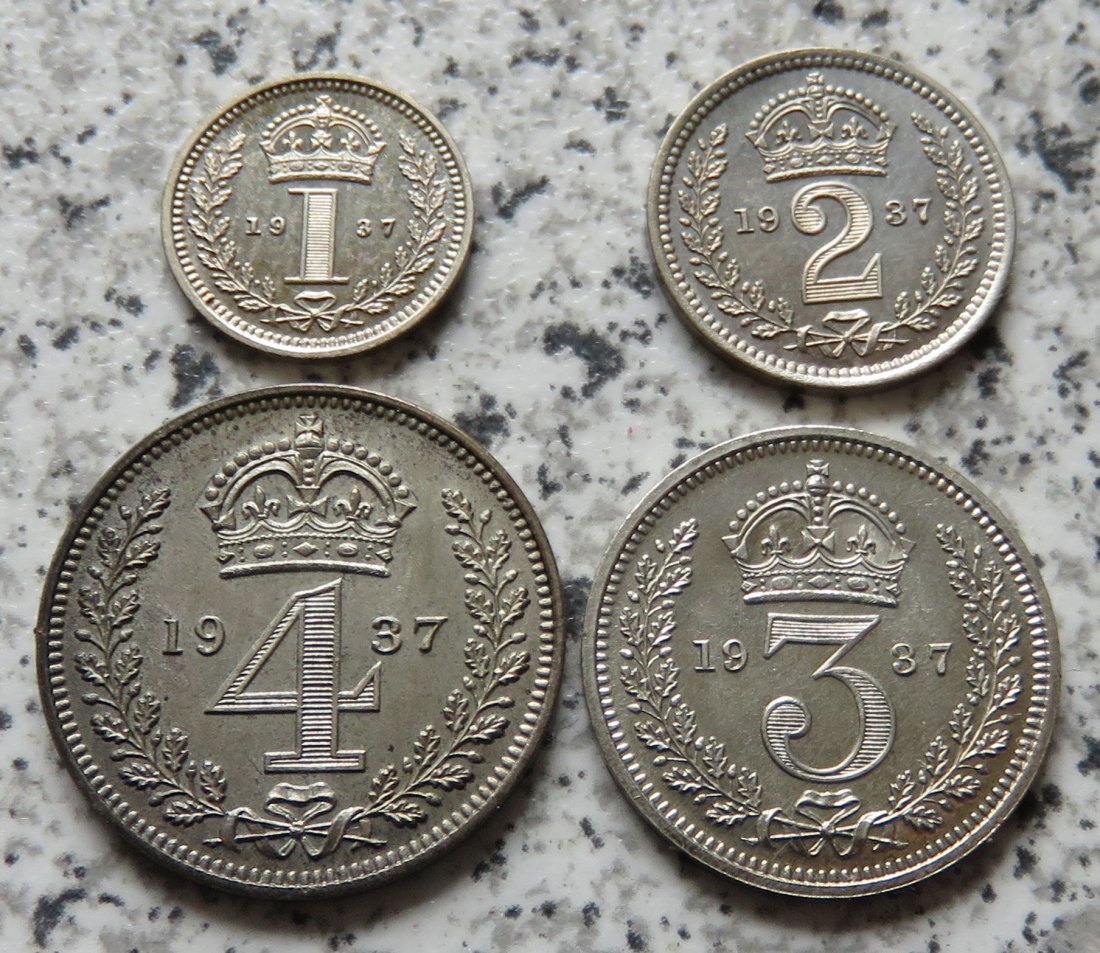  Großbritannien Maundy-Set 1937   