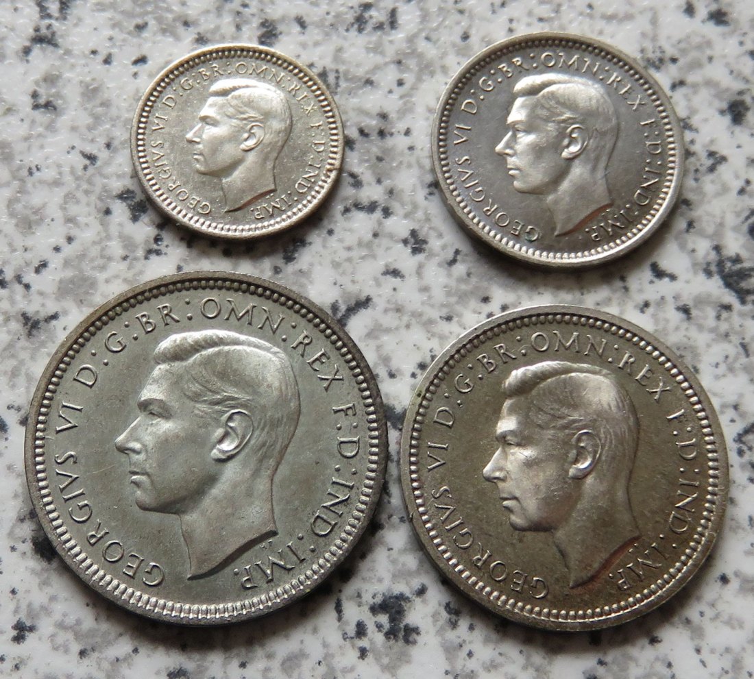  Großbritannien Maundy-Set 1937   