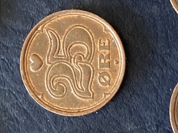  Münze Münzen Umlaufmünze Dänemark 25 Öre 2003   