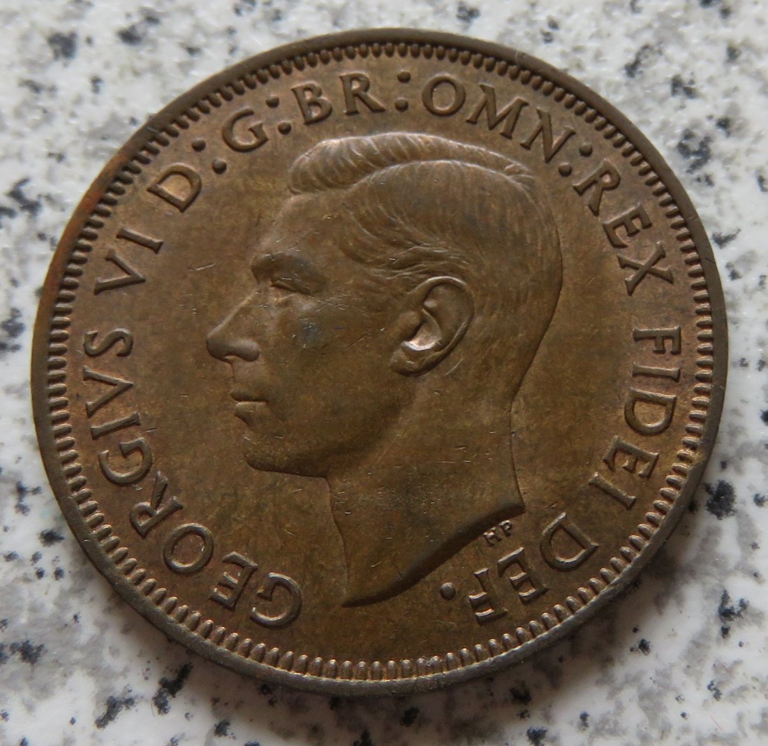  Großbritannien 1/2 Penny 1949 / Großbritannien half Penny 1949, Erhaltung   