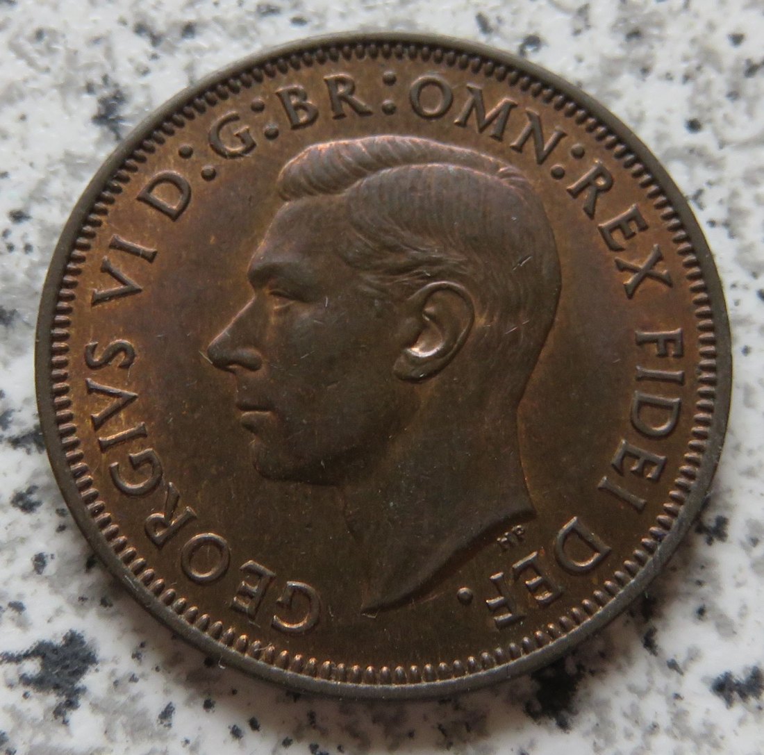  Großbritannien 1/2 Penny 1951 / Großbritannien half Penny 1951, Erhaltung   