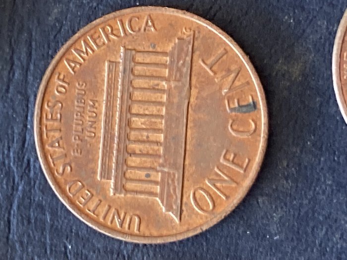  Münze Münzen Umlaufmünze USA 1 Cent 1977 ohne Münzzeichen   