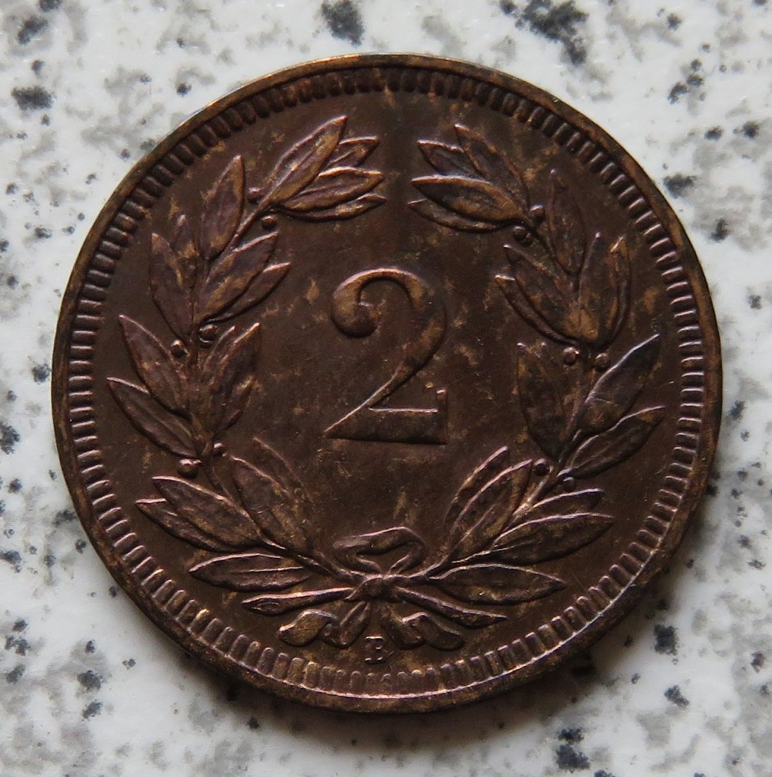  Schweiz 2 Rappen 1897 B   