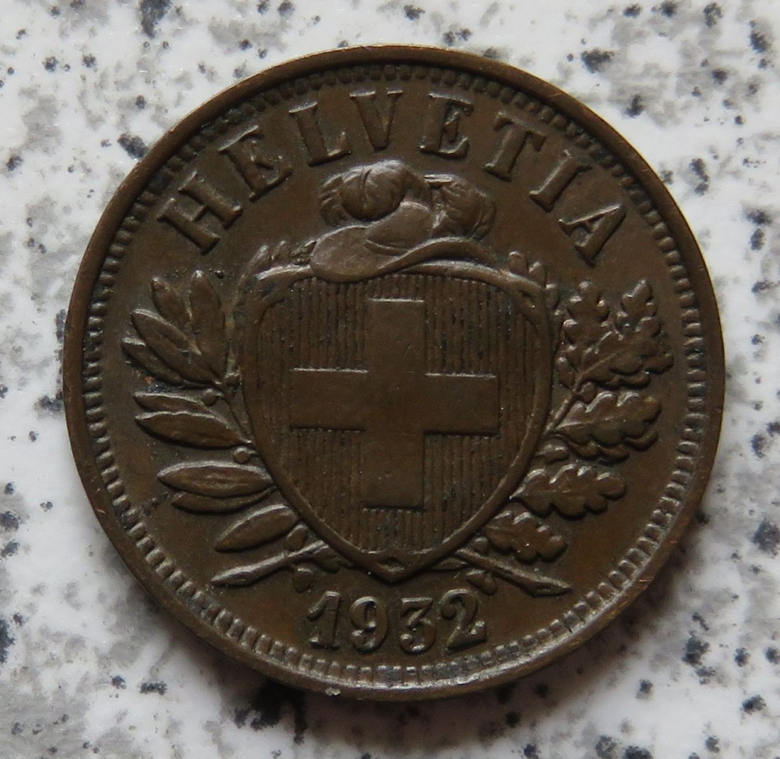  Schweiz 2 Rappen 1932 B   