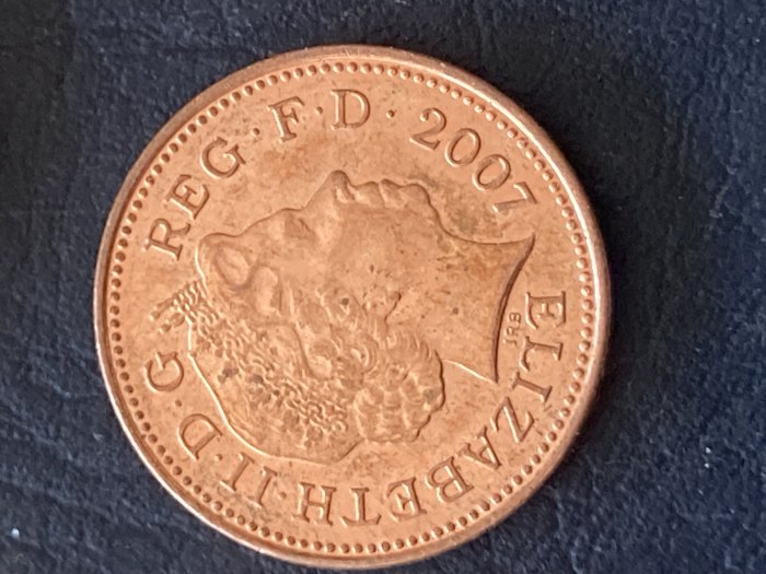  Münze Münzen Umlaufmünze Großbritannien 1 Penny 2007   