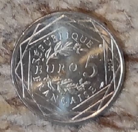  Frankreich 5 € 2013, SILBER, Freiheit   