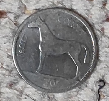  Irland 1/2 Crown 1928, SILBER   