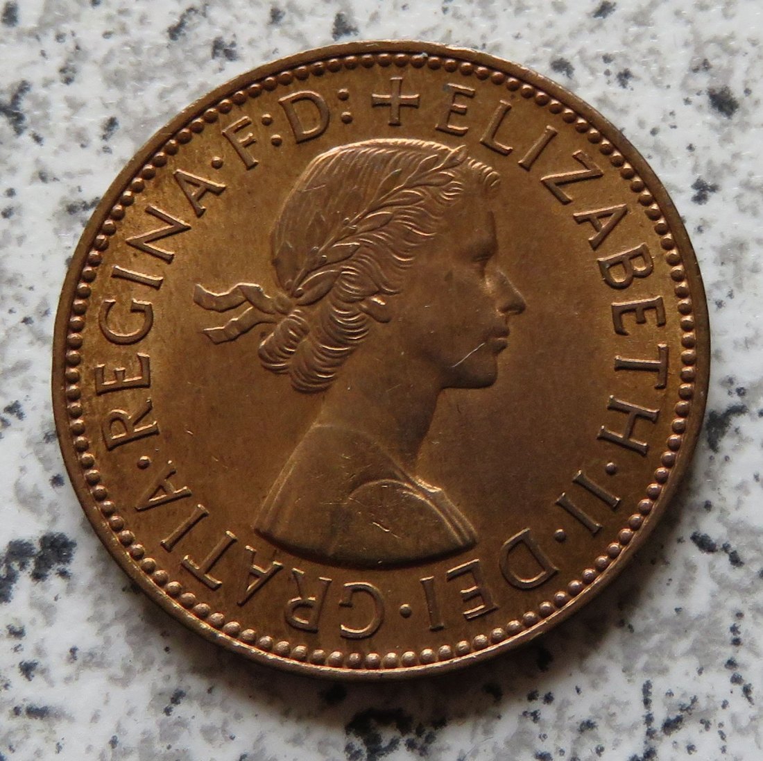  Großbritannien 1/2 Penny 1955 / Großbritannien half Penny 1955, Erhaltung   