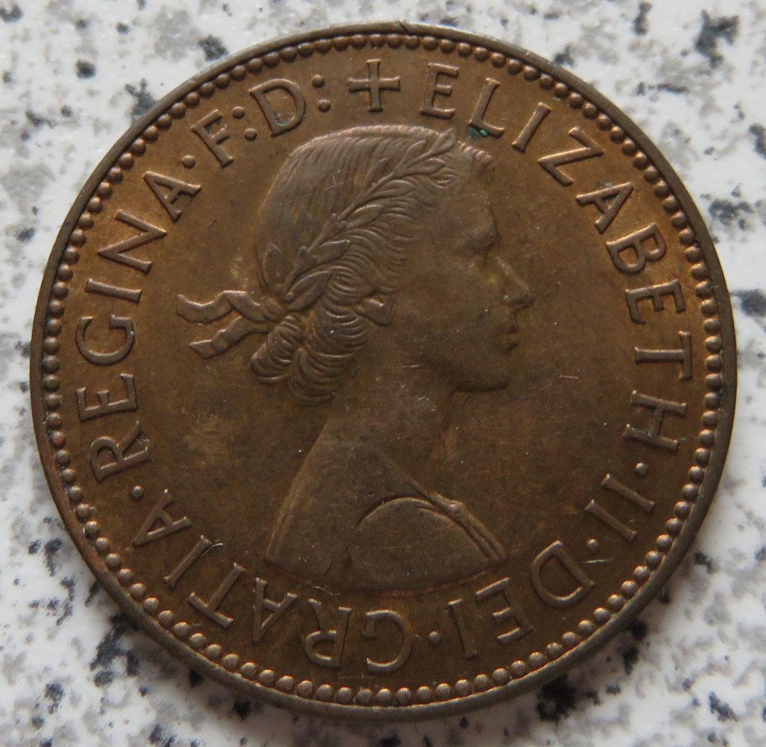  Großbritannien 1/2 Penny 1957 / Großbritannien half Penny 1957   