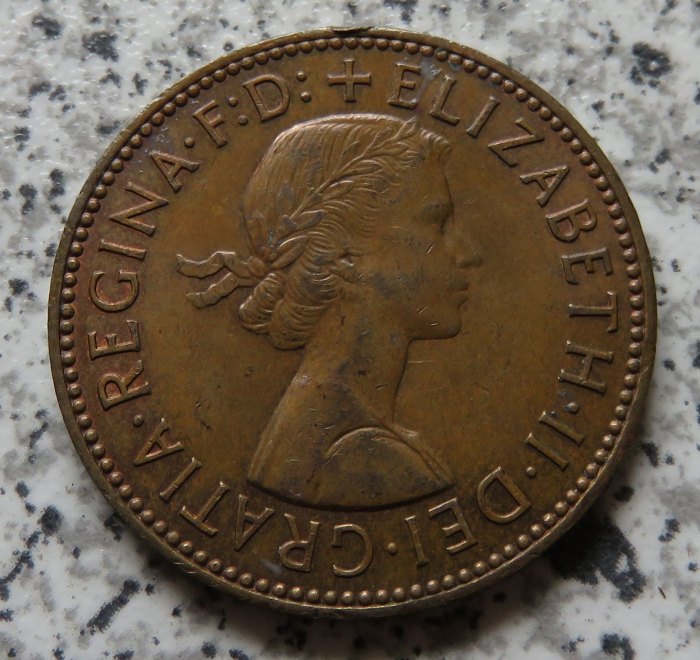  Großbritannien 1/2 Penny 1962 / Großbritannien half Penny 1962   