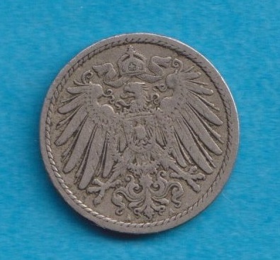  Kaiserreich 5 Pfennig 1901 A   