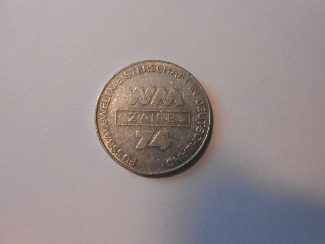  #MED46 Medaille Deutschland, Teilnehmer der Fußball-WM 1974, Zaire   