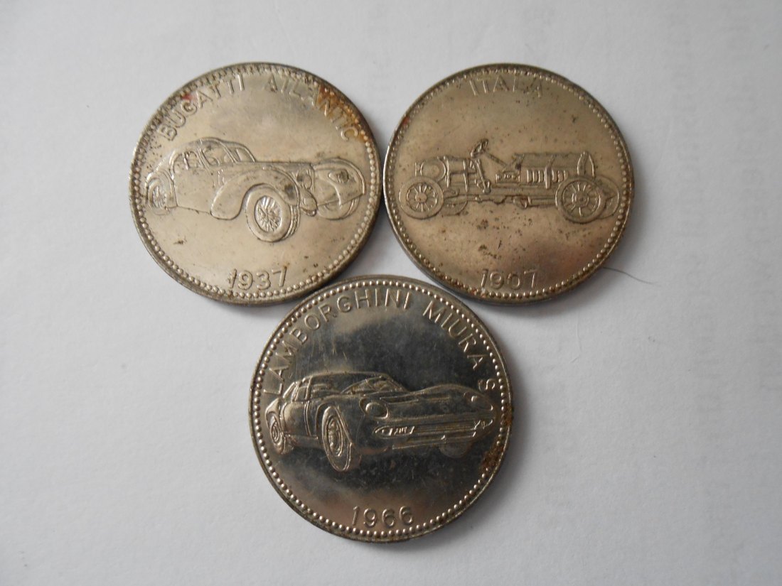  #MED49 Shell Jeton Weltberühmte Sportwagen   