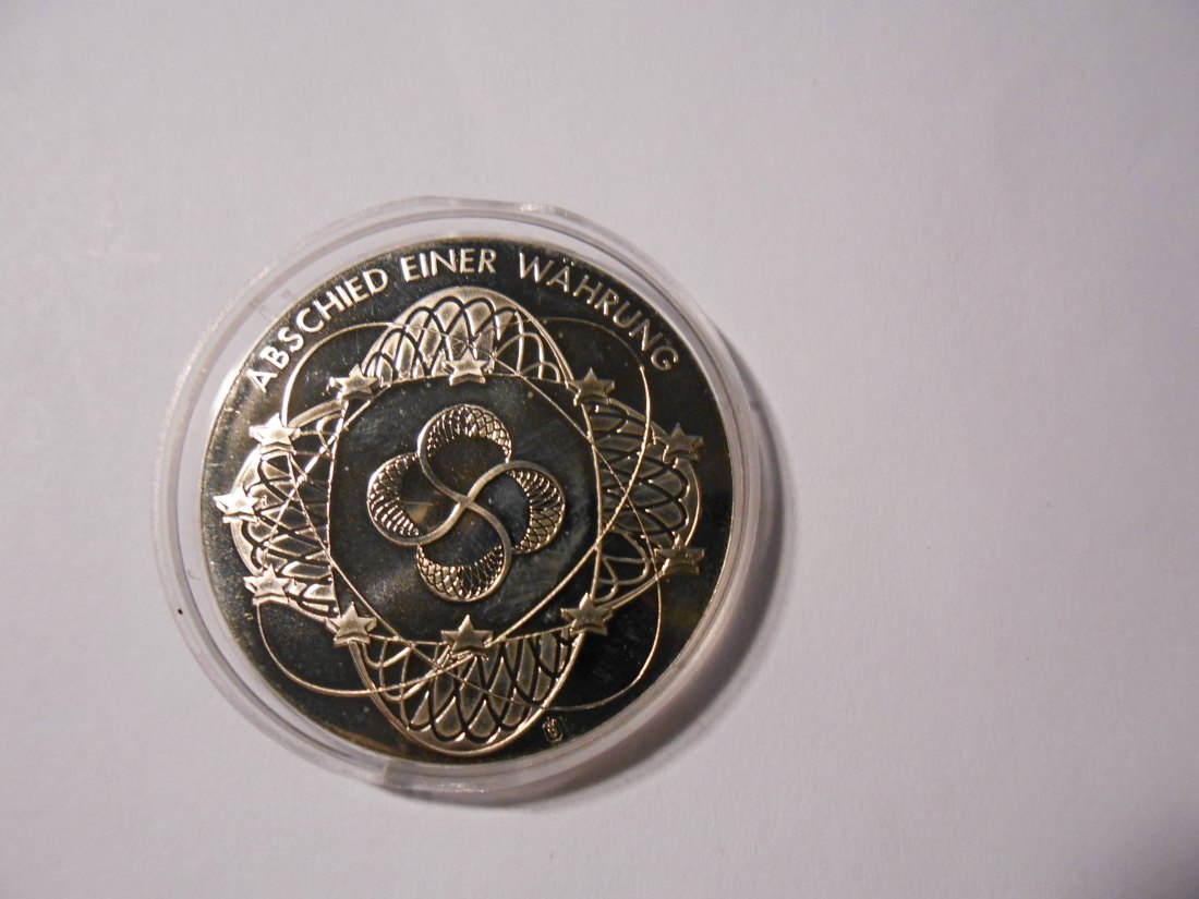  #MED60 Medaille Deutschland  Abschied einer Währung 100 DM   