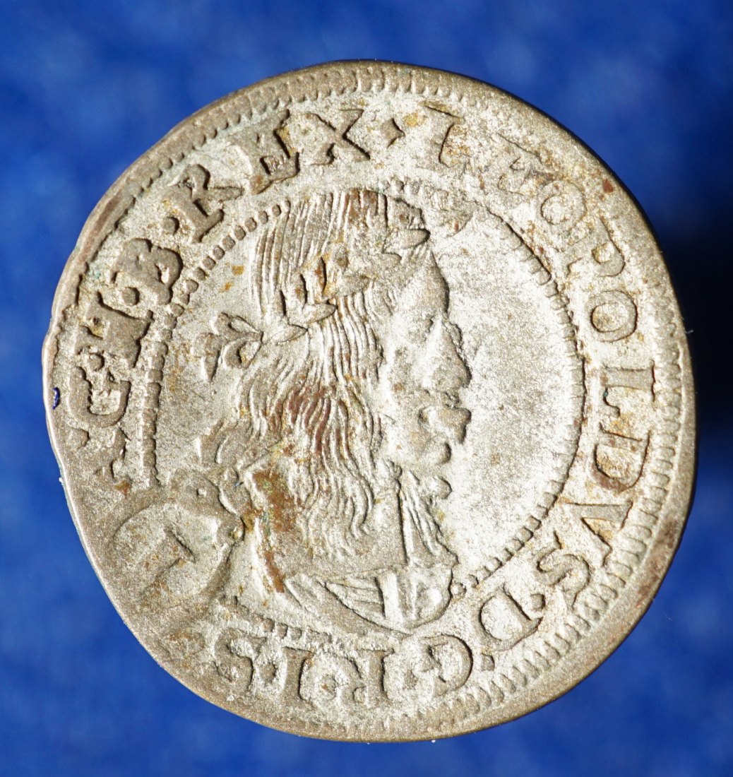  Österreich (HRR), 1 Kreuzer 1668 Wien, Leopold I., selten!   