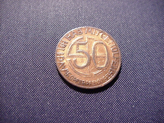  Drittes Reich 50 PfHab mitgeholfen   