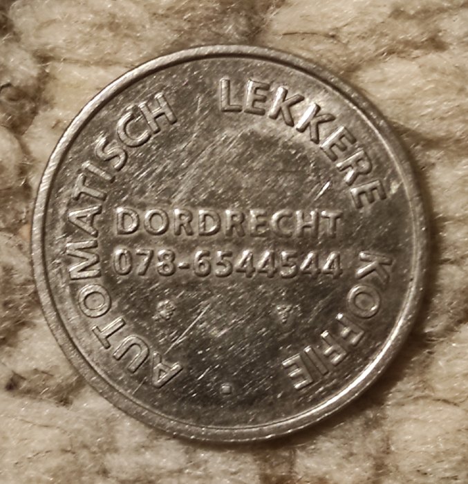  z08: Niederländischer Token für Kaffee-Automat aus Dordrecht   