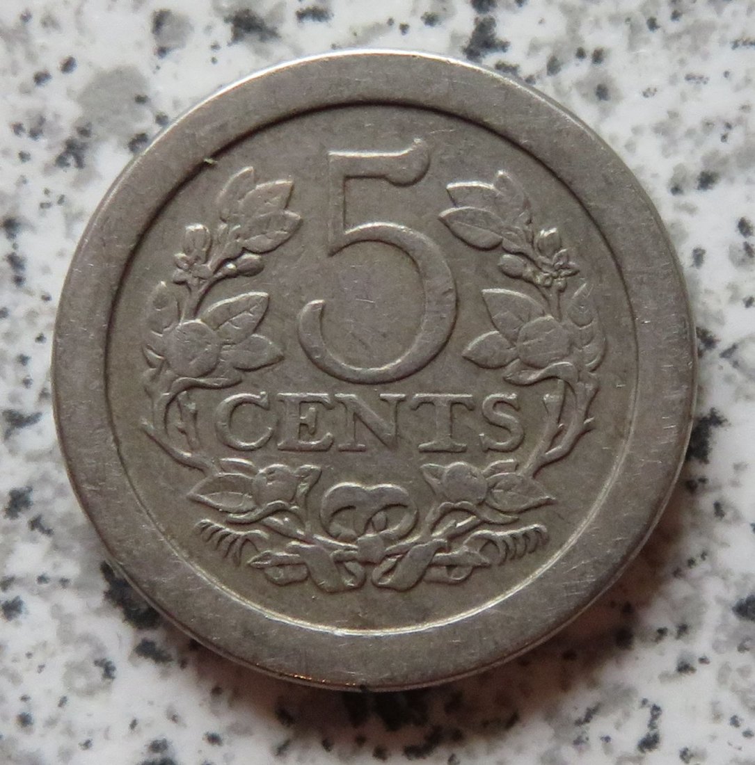  Niederlande 5 Cents 1907   