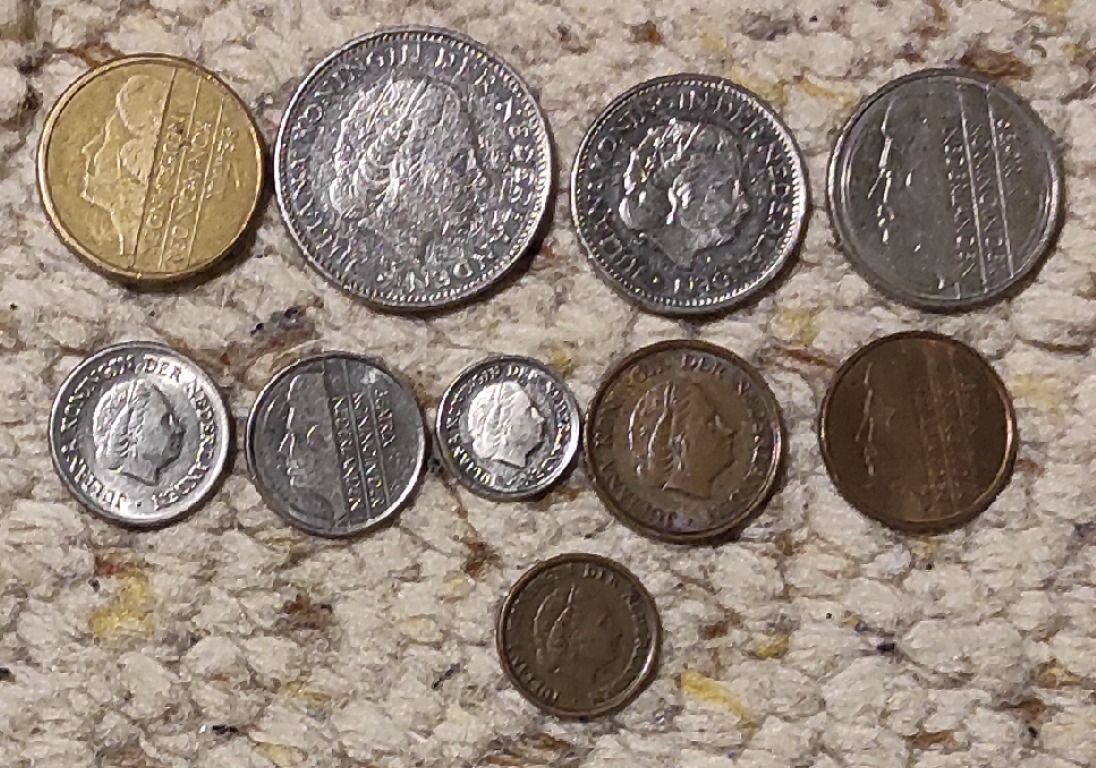  Set 083: Niederlande Münzlot mit 10 verschiedenen Münzen   