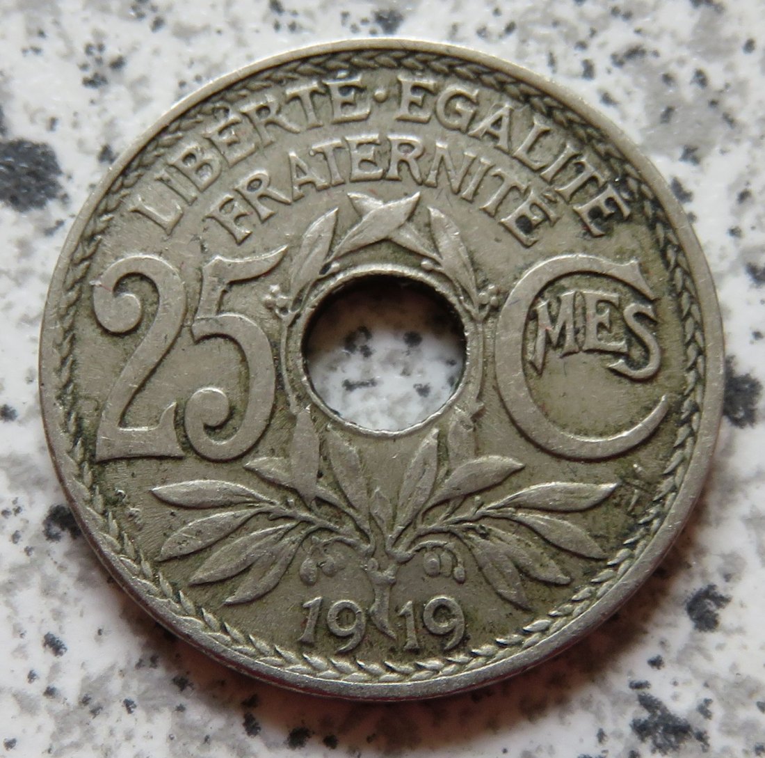  Frankreich 25 Centimes 1919   
