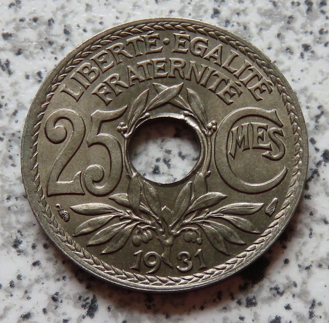  Frankreich 25 Centimes 1931   