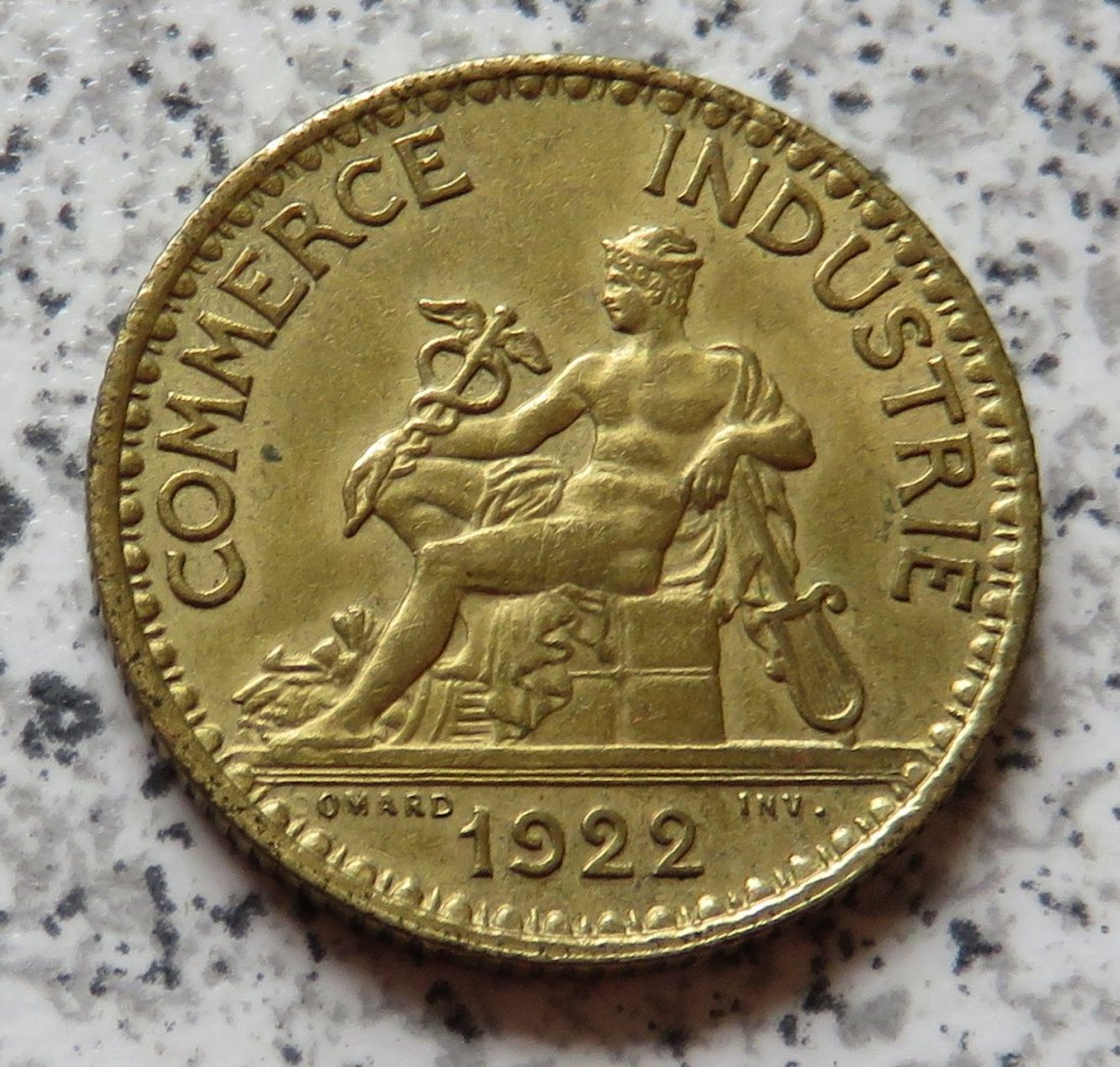  Frankreich 1 Franc 1922   