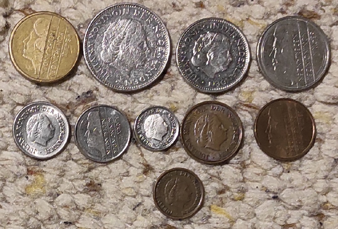  Set 085: Niederlande Münzlot mit 10 verschiedenen Münzen   
