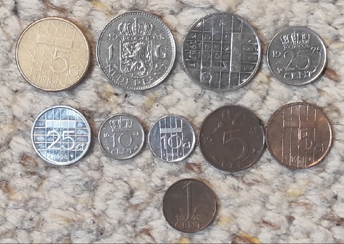  Set 085: Niederlande Münzlot mit 10 verschiedenen Münzen   