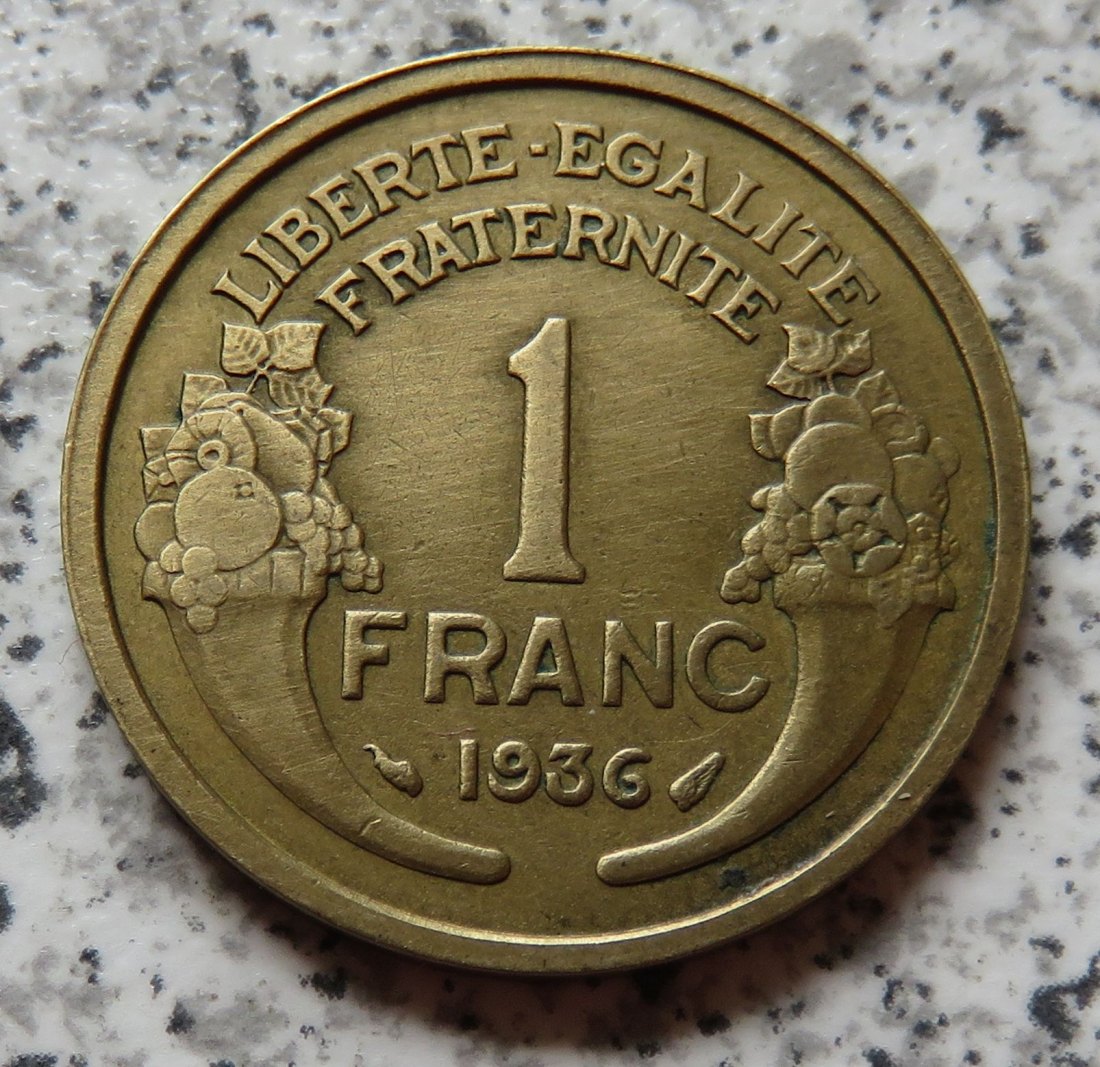  Frankreich 1 Franc 1936   